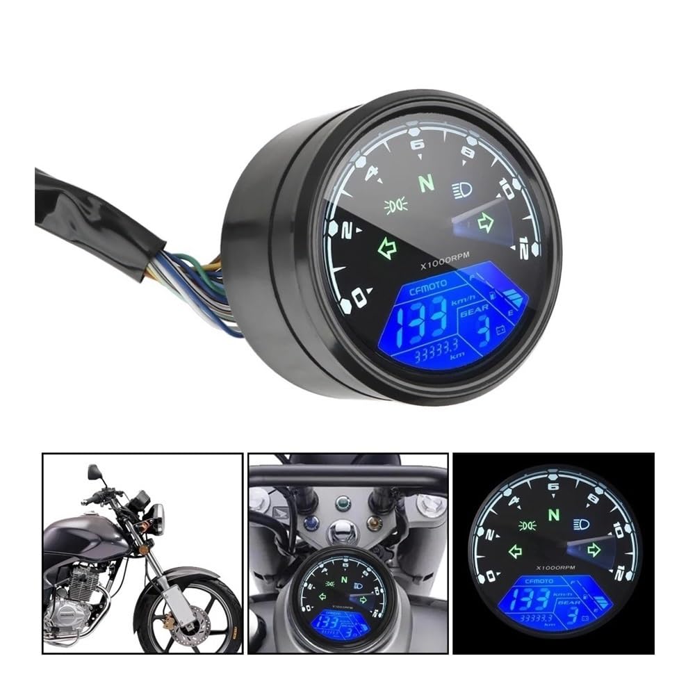 QuadroStrumenti Per Moto Tachimetro Contagiri Contachilometri Indicatore Livello Carburante Display Del Cruscotto Accessori Per Il Rimontaggio