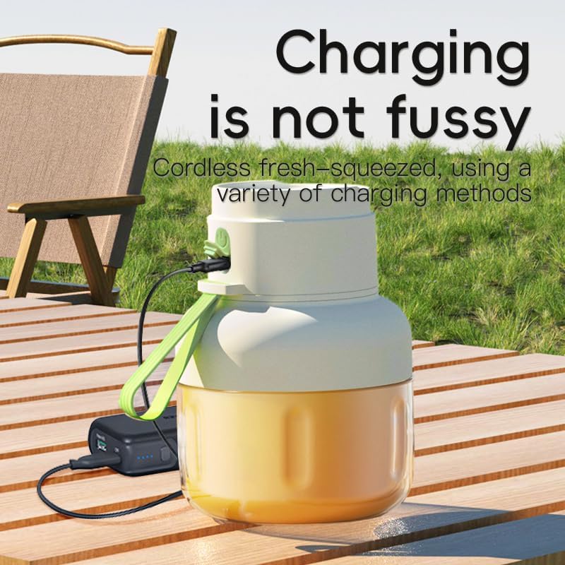 Miniatura 3 de APSARAS USA - Batidora portátil para batidos con 12 cuchillas, recargable por USB, mezclador personal de 28.7 fl oz para batidos, jugos recién