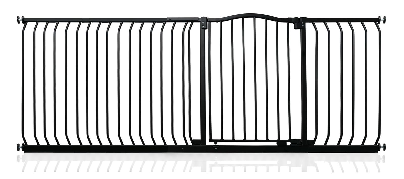 Safetots Curved Top Safety Gate, 71cm - 80cm, Matt White, Pressure Fit Stair Gate, Baby Gate for Doors Hallways and Spaces, Safety Barrier, Easy Installation — view 48
