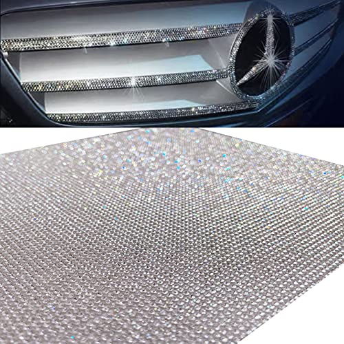 Bling Bling Self Adhesive Crystal Rhinestones Diamond Sticker DIY Car Phone Decoration Sticker Glitter Clear Gem Stickers for Car and Present Decoration Arts Crafts, 9.4 x 7.9 Inch Bling Bling Self Adhesive Crystal Rhinestones Diamond Sticker DIY Car Phone Decoration Sticker Glitter Clear Gem Stickers for Car and Present Decoration Arts Crafts, 9.4 x 7.9 Inch