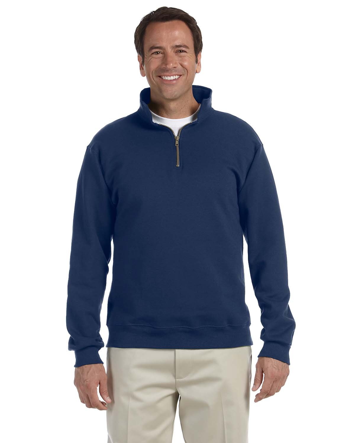Jerzees 9.5 oz. 50/50 Super Sweats Fleece Quarter-Zip Pullover (4528)