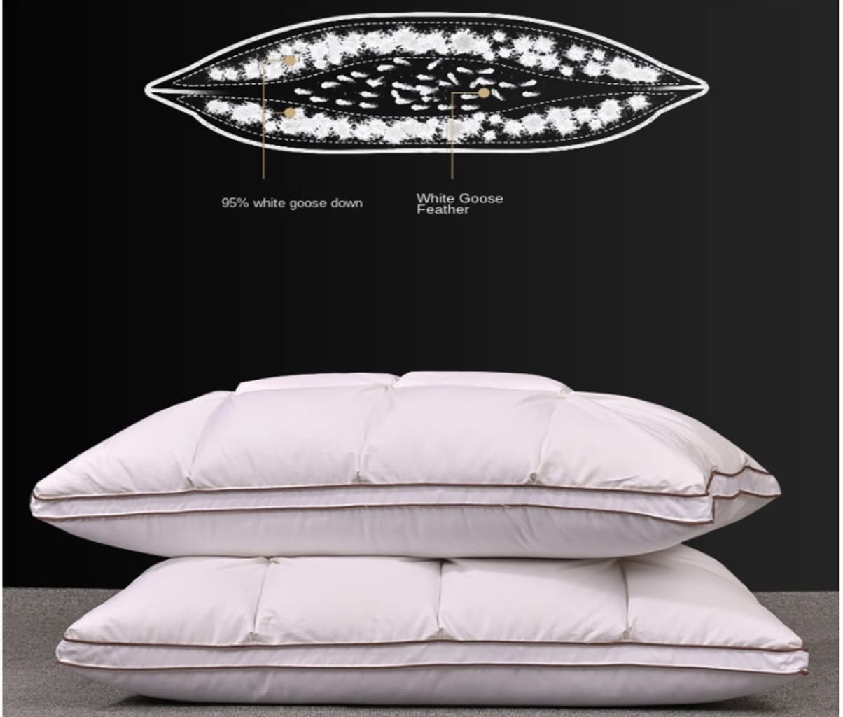 まくら 枕 ホワイトグース羽毛95%  いい睡眠を取れる枕 首が気持良くなる枕 Amazon.co.jp: 三層羽毛枕 パンタイプ ホワイトグースダウン95% まくら