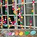 WOMHOPE® Set of 2 Pcs - 13ft - Multi-colored Circle Dots Paper Garland Hanging String Decoration for Wedding Birthday Party Baby Shower Table Decoration Crafts (Colorful)