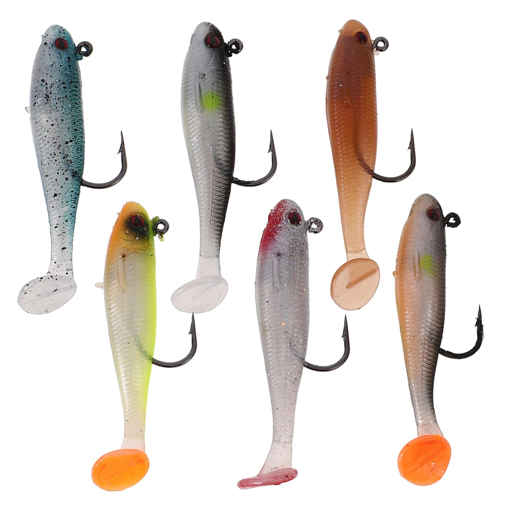Kisangel Cebo De Pesca Cebos De Pesca Resistentes Cebos Tipo Tipo De Paleta Señuelos Blandos para Cangrejos Señuelo De Pesca Simulado Señuelos De Pesca Abdominales