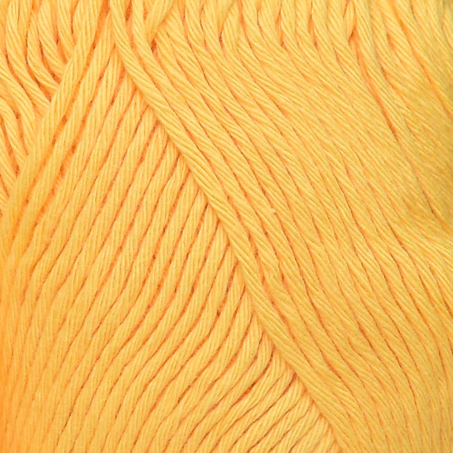 Image of Vardh Man Cotton Crush 8-ply Yellow 200 GMS 100% Cotton Ball Hand Knitting Cotton /Art Craft Soft Fingering Crochet Hook Yarn, Needle Knitting Yarn Thread Dyed-LF Art-AFDB