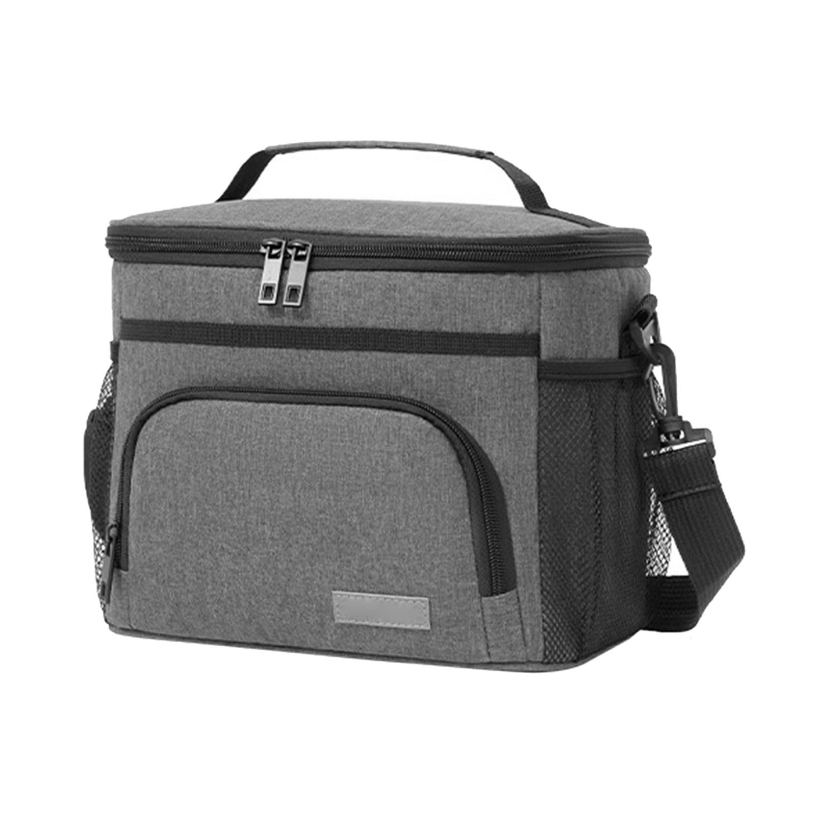 HZBB 2 Multi-Compartment Insulated Food with Thickened Oxford Fabric Portable for Camping, Commuters Oxford Fabric Picnics Bag