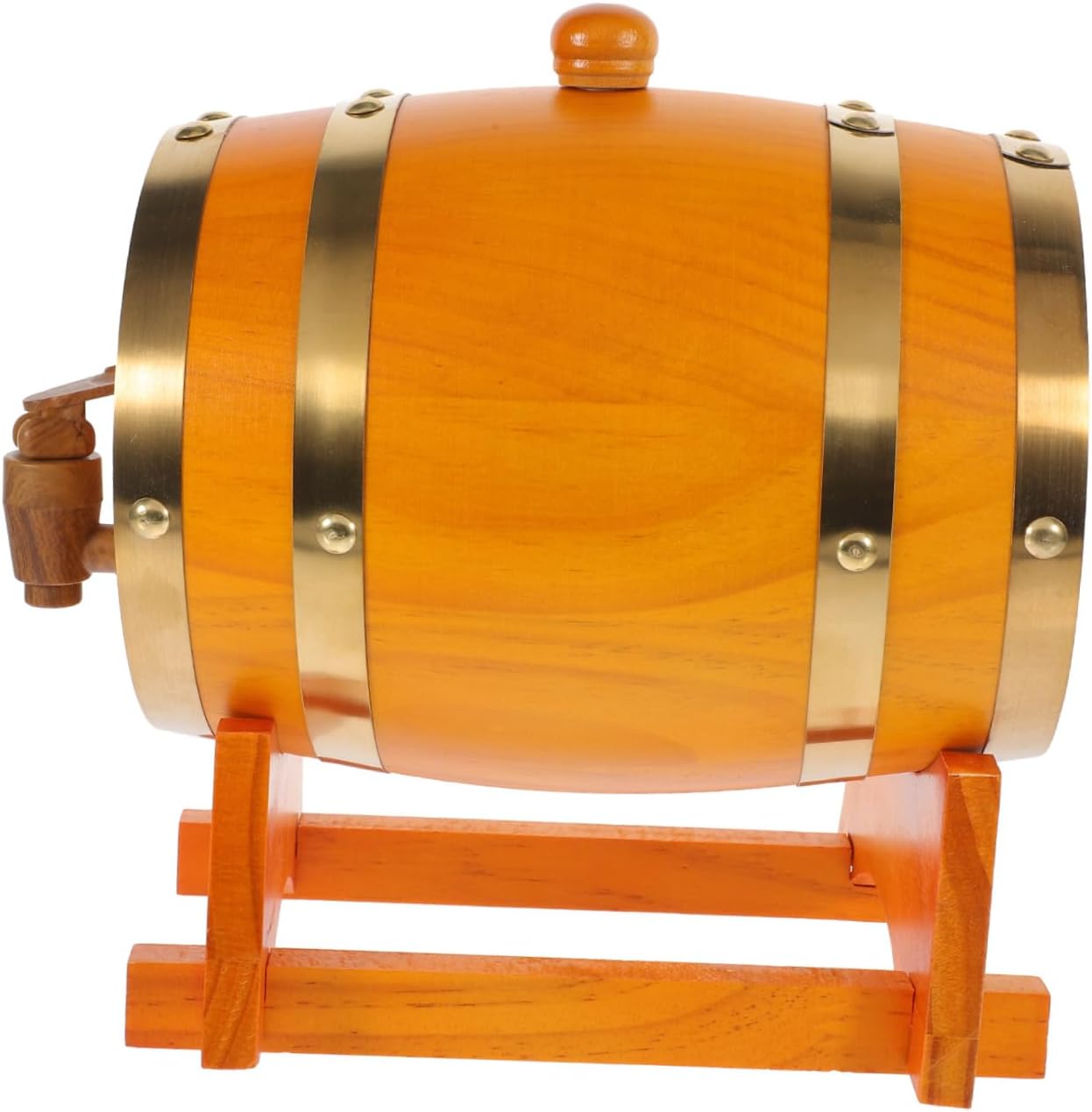 Ciieeo 1set Wooden Wine Aging Dispenser Retro Beer and Wine Storage for Home Bars Parties and Restaurants Versatile Beverage Holder for Whiskey and More