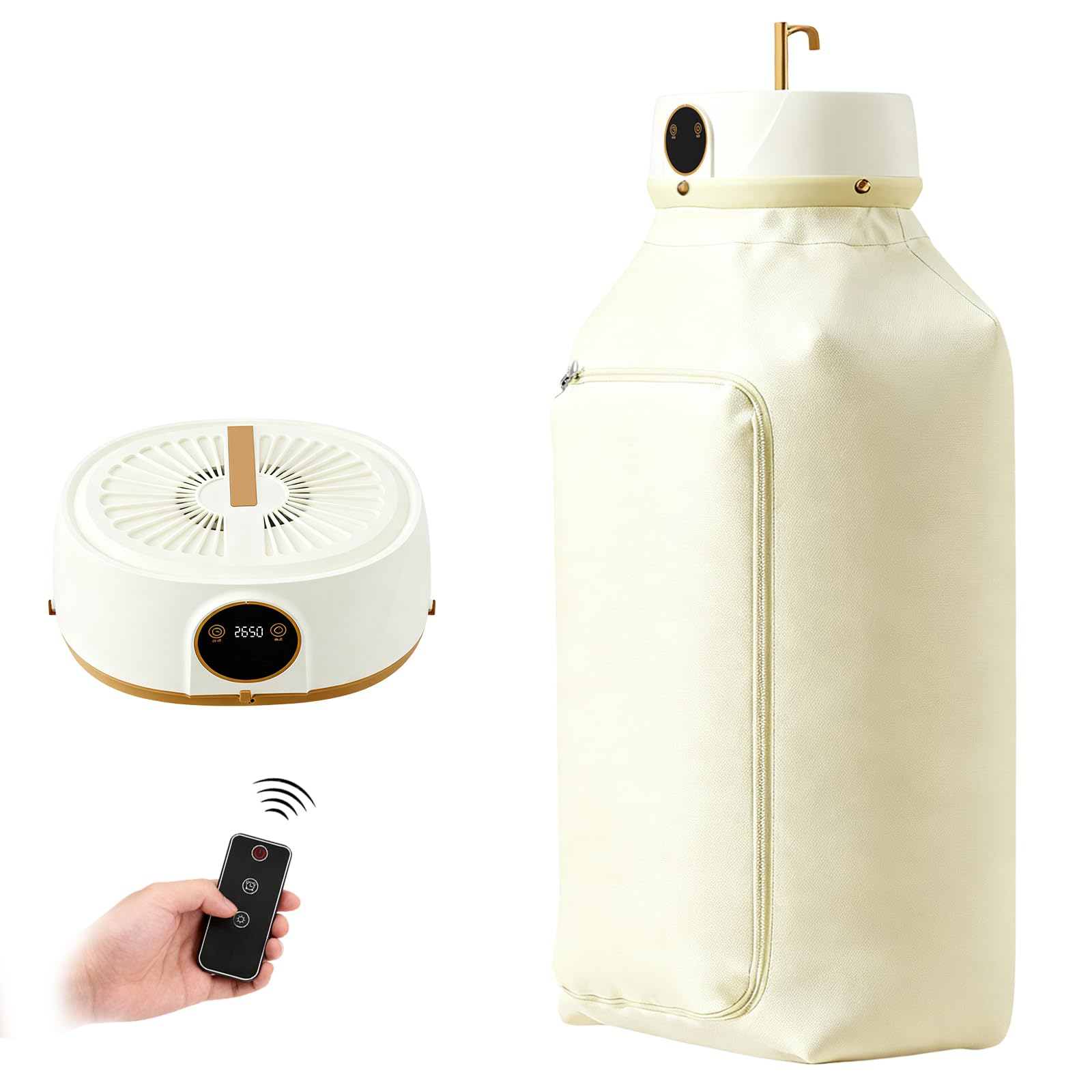 Suttqke Portable Clothes Dryer, Hands-Free Automatic