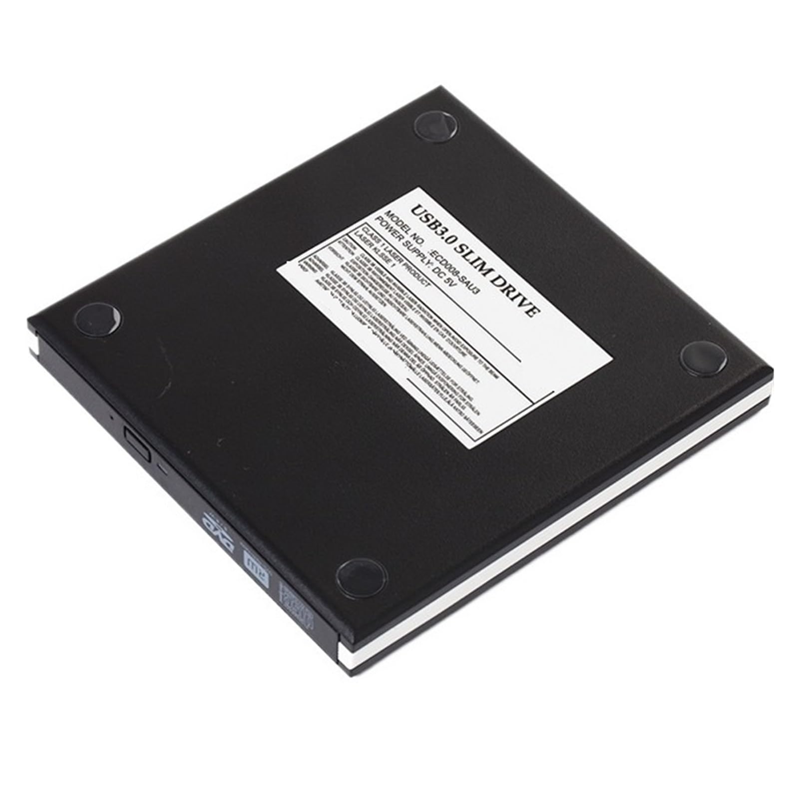 Kolorowy Pasek Boczny Zewnętrzna Nagrywarka CD/DVD USB PC Notebook Zewnętrzny Wymienny Napęd Optyczny łAtwy W UżYciu(White)