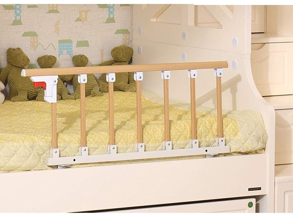 Barandilla para cama de ancianos que evita caídas nocturnas con metal plegable