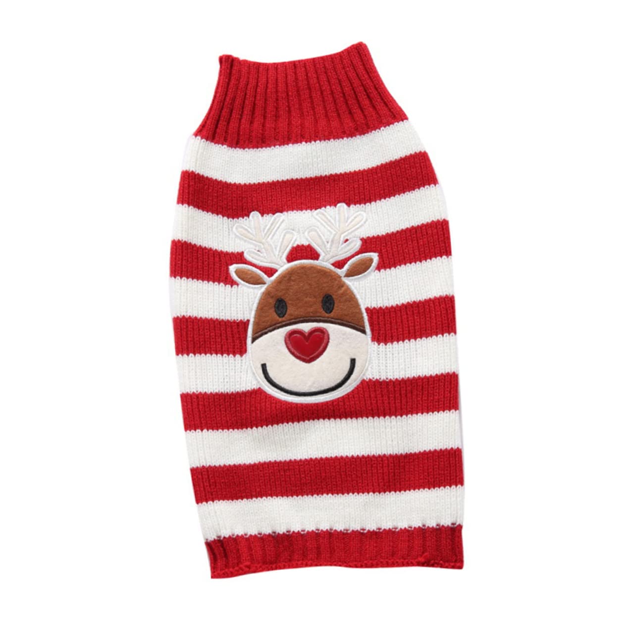 BESPORTBLE Lot De 3 Pulls Tricotés De Noël pour Chien Vêtements pour Chiot Imprimé Élan pour Les Occasions Festives