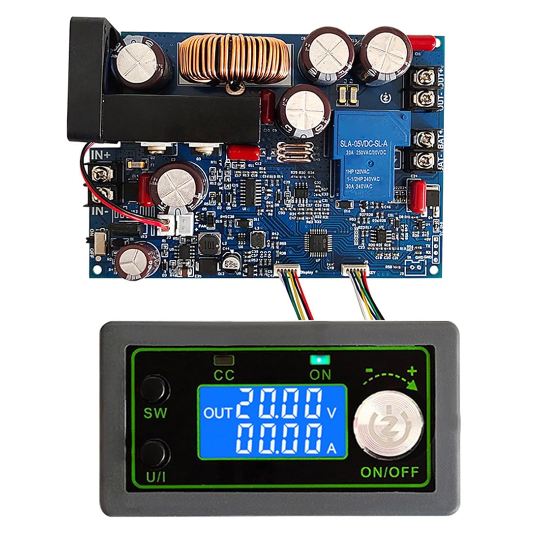 Yrreaty Digital Dc Step-Down Voltmeter Constant Voltage Current Power Supply Solar Energys Battery Power Supply