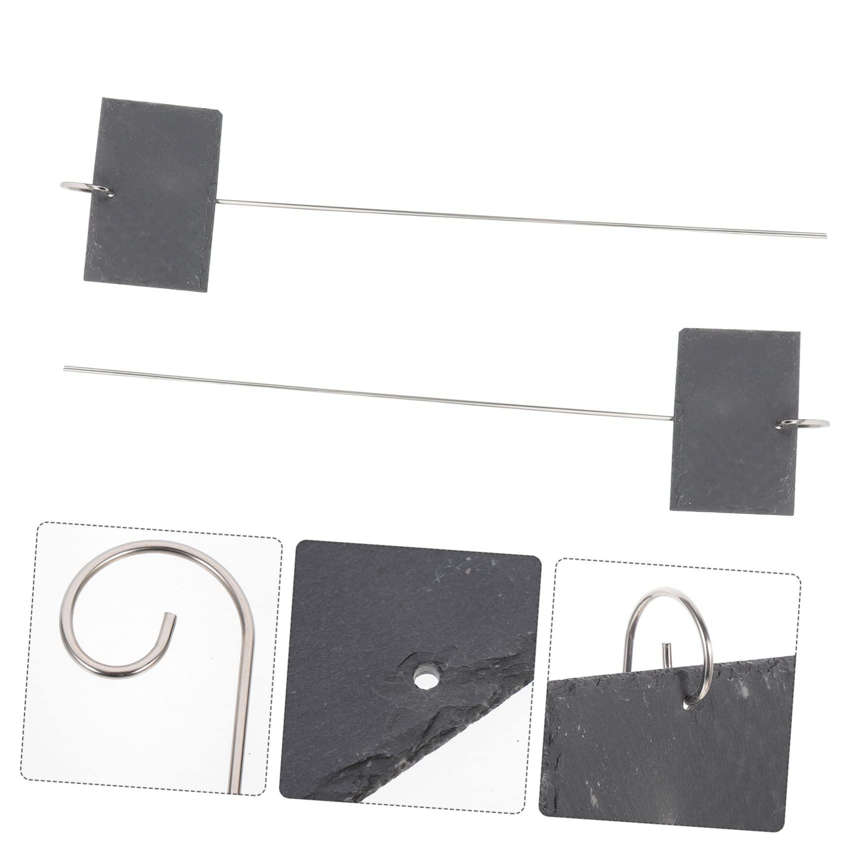Fer et Pierre Étiquettes D'identification des Plantes, Lot de 1 Set