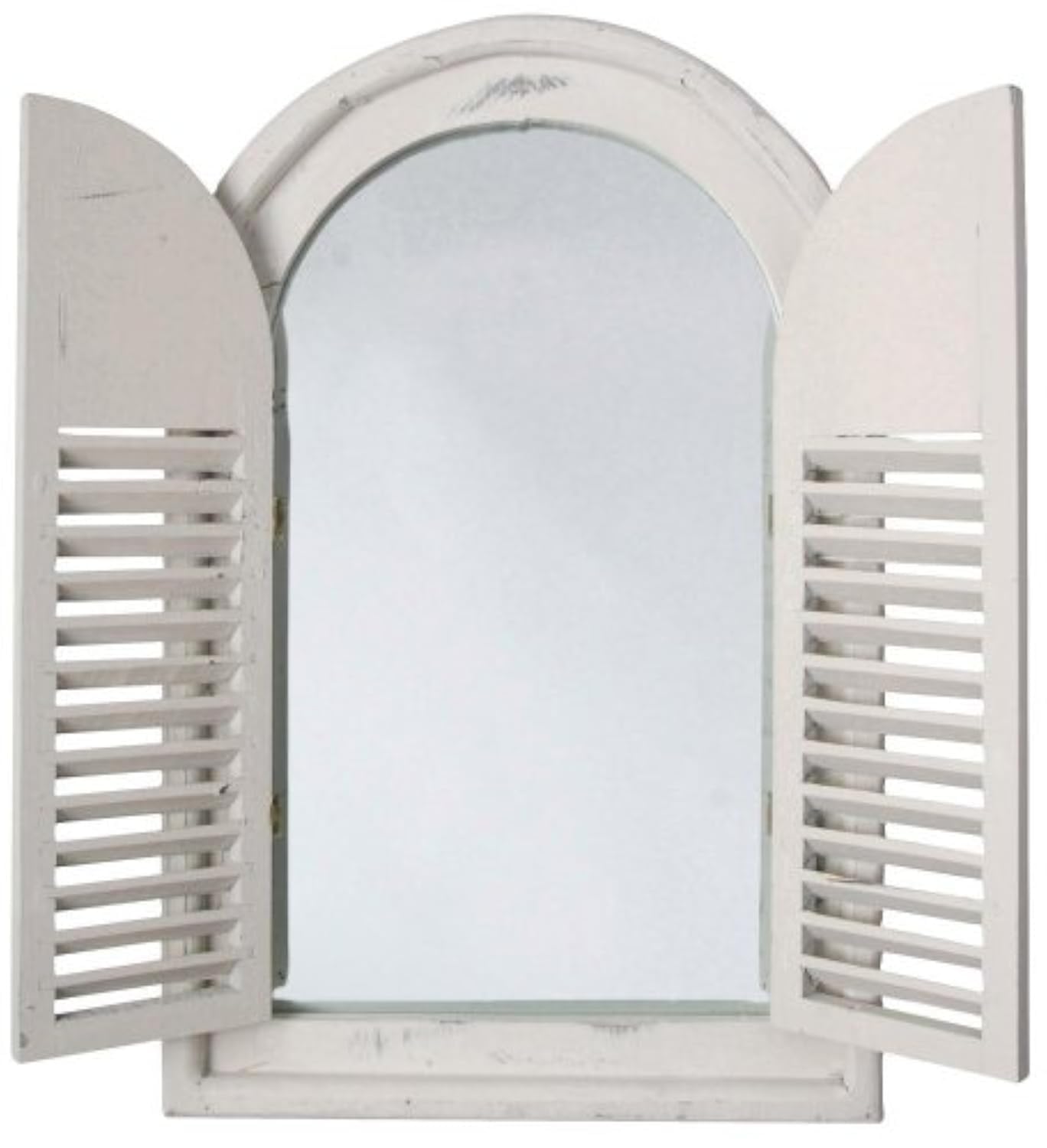 Esschert Design - Miroir Porte Bois Beige