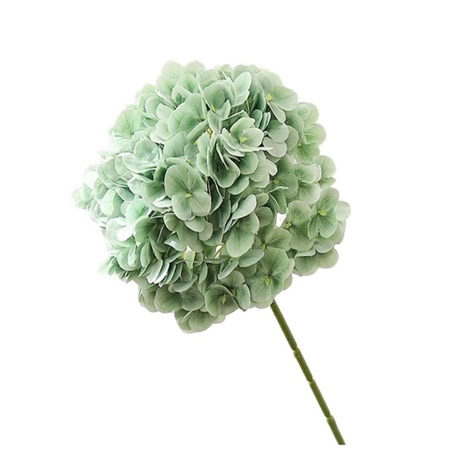 HamPaesk 1/2Pcs 75cm Artificial Flowers Wedding Bouquet For Home Room Decoration DIY Craft Wreath Gifts Accessories(Green,2Pcs)