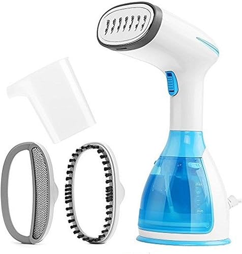 Vaporizador para ropa, 1100 W de mano de ropa de ropa, vaporizador de tela de 9.5 fl oz vaporizador portátil planchado removedor de arrugas 15s