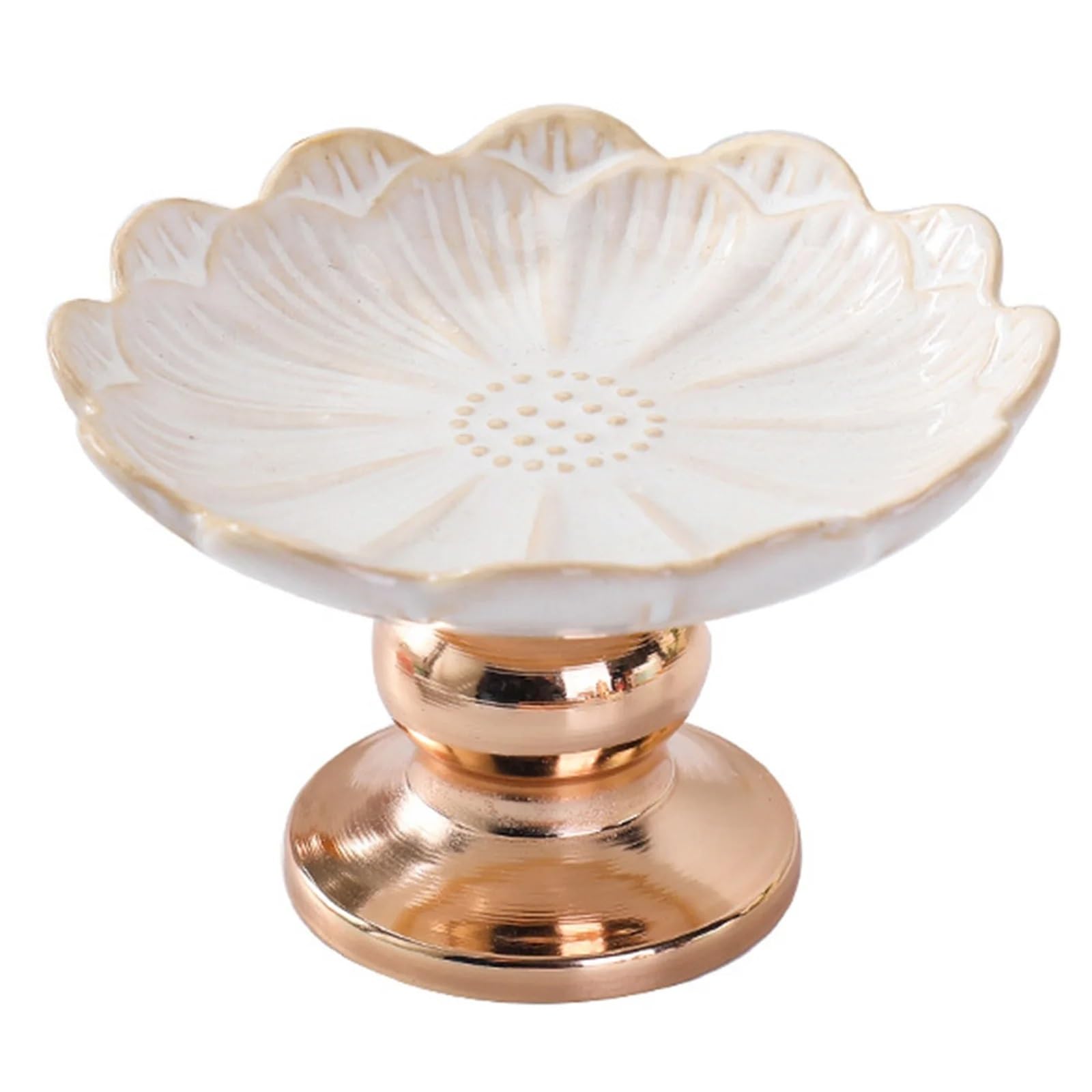 1Pair Ceramic Candle Holders Dual-Purpose & Ornaments For Wedding Housewarming for Candle(Color1)