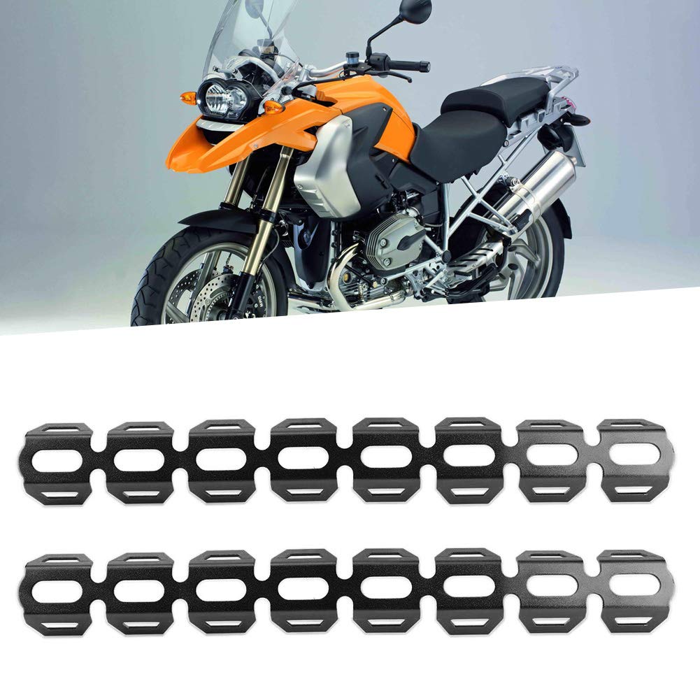 Moto di Scarico Scudo, Scudo Termico Scarico Moto Isolamento Silenziatore Protezione Universale Collettori Tubo della Fiamma Paracalore Marmitta per Motocicletta Copertura Antiscottatura