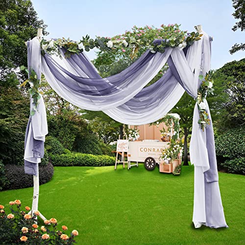 Rideau de fond de mariage en soie pour shooting photo extérieur violet