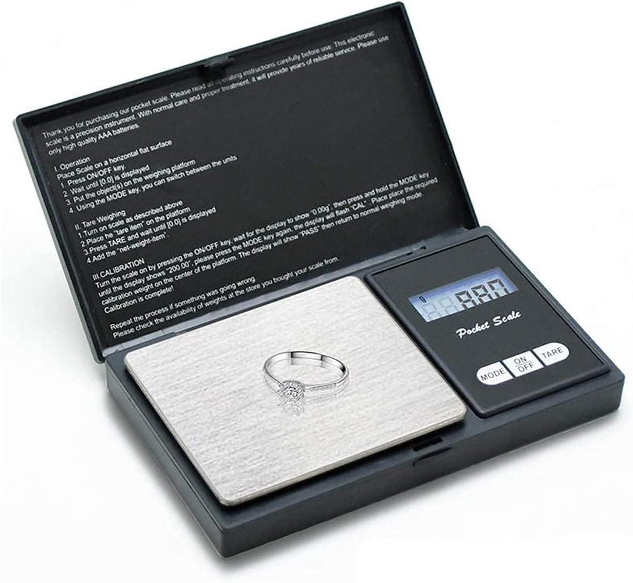 Digital Pocket Jewelry Scale, Zoeson Portable Mini Electronic Weighting