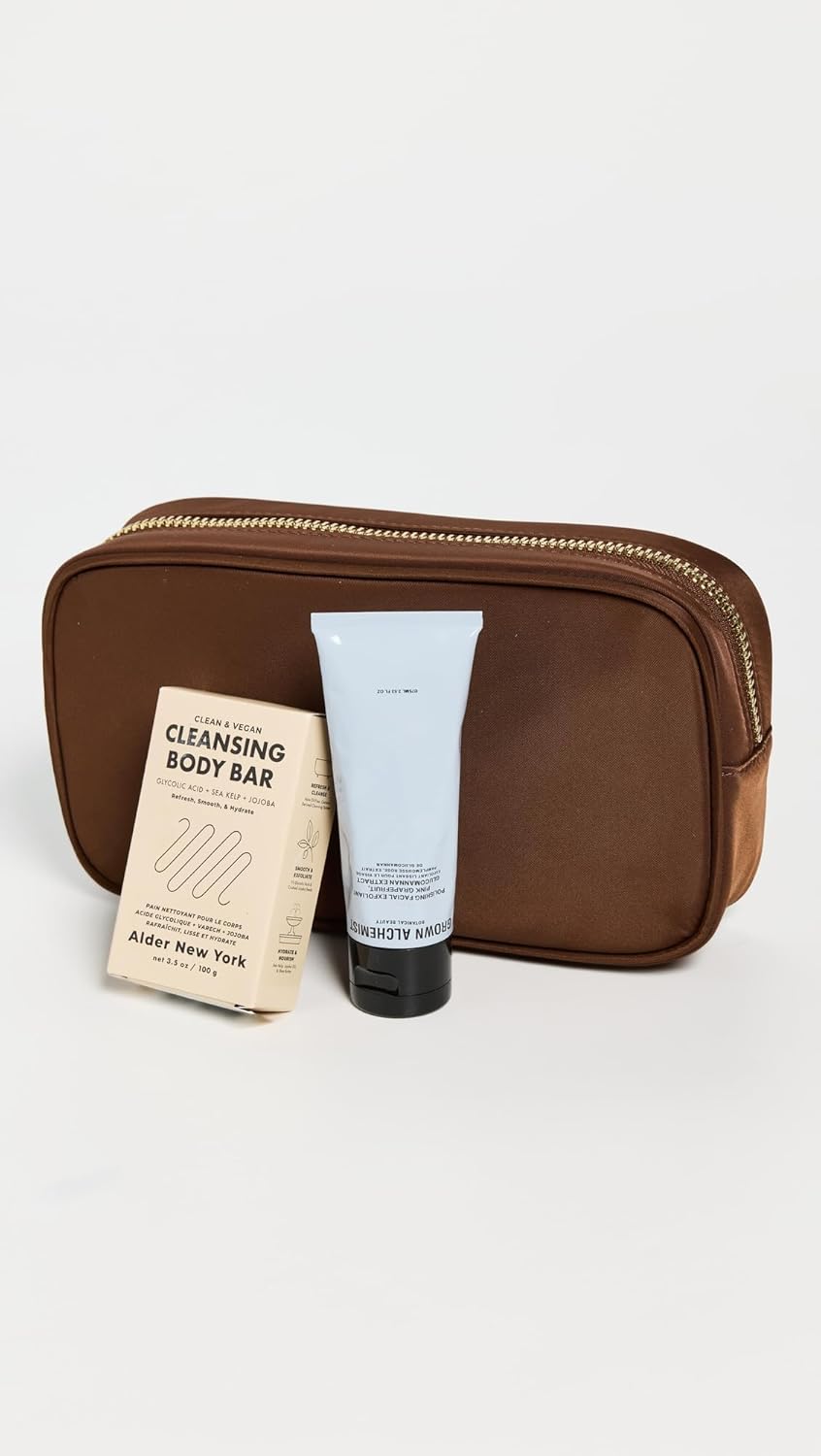 Stoney Clover Lane Women's Small Pouch, Espresso, Brown, One Size - Image 4