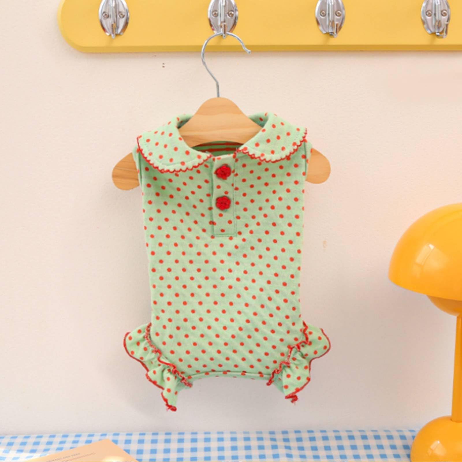 Cotton Bodysuit Tier Overall Kleid Jumpsuit Anzug mit Kragen Rüschen Knöpfen Ganzkörper Schutz Geschmeidig Leicht zu Tragen Frei Beweglich für Geburtstage Partys, Purple, L