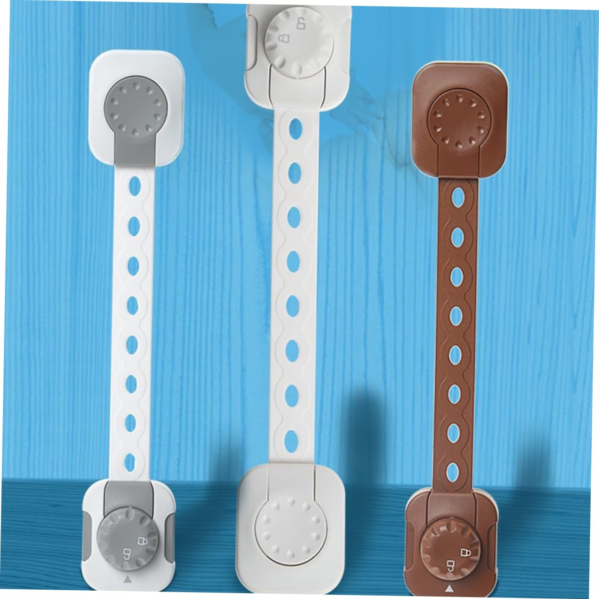 Hohopeti 12 Pièces Serrure De Protection Pour Bébé Serrures D'Armoire Pour Enfants Serrures De Sécurité Pour Enfants Tiroir Serrure De Sécurité Pour Réfrigérateur Loquets De Sécurité Pour