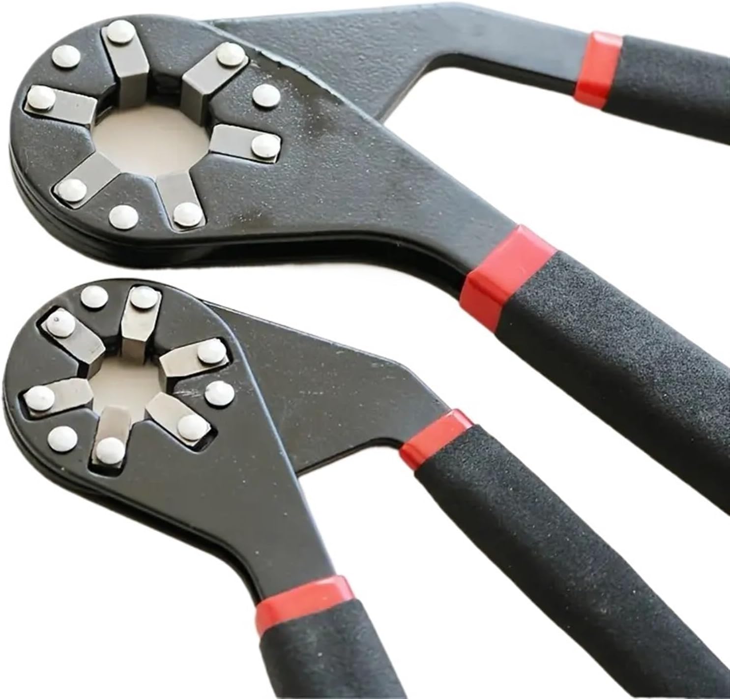 Automatic Adjustable Wrench External Hexagon Multifunction Key Magic Flex Head Pipeline Universal Hex Spanner Hand Tool(8 inches)