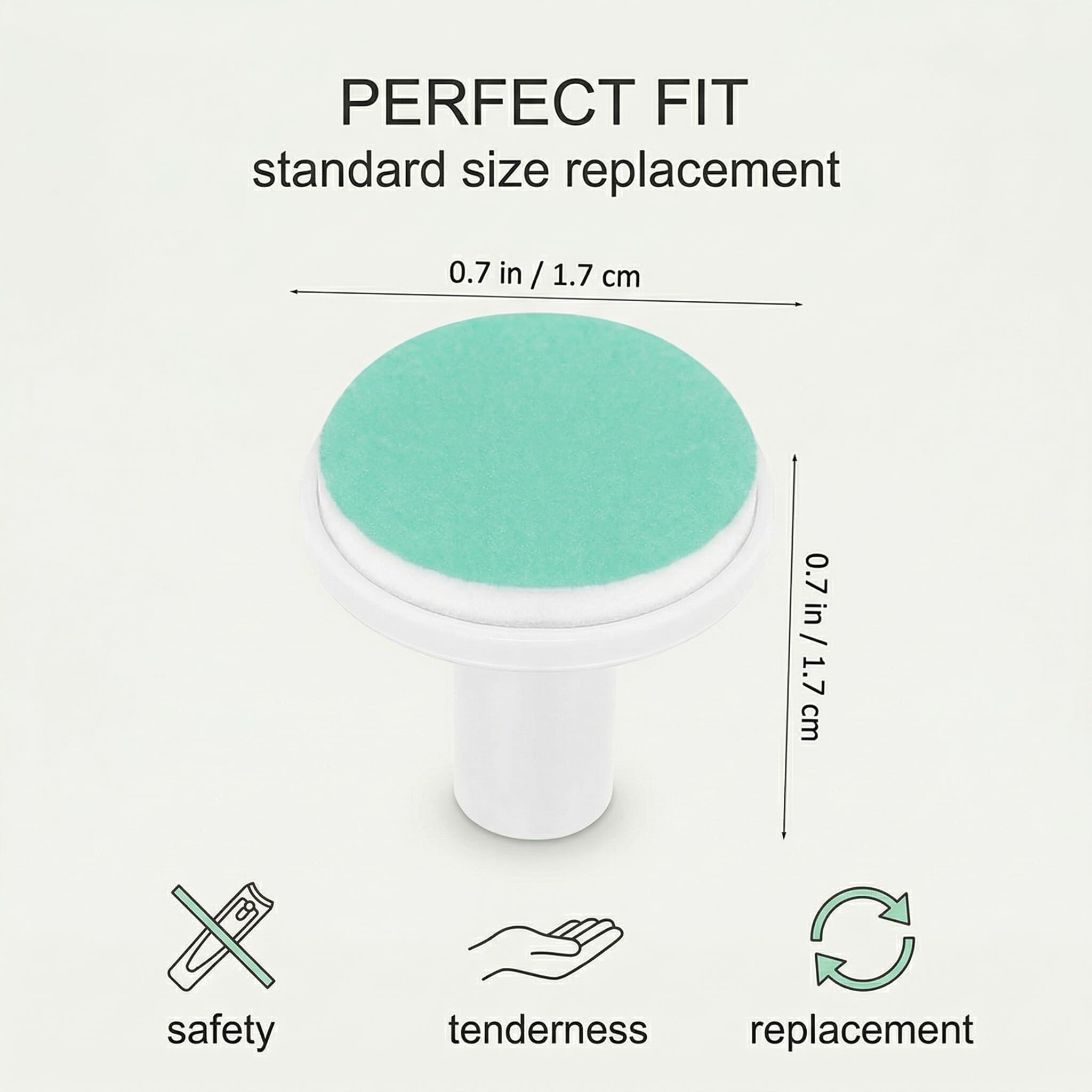12 pièces recharges pour lime à ongles électrique bébé - Accessoires de soin des ongles doux et sûrs pour bébés dès 12 mois