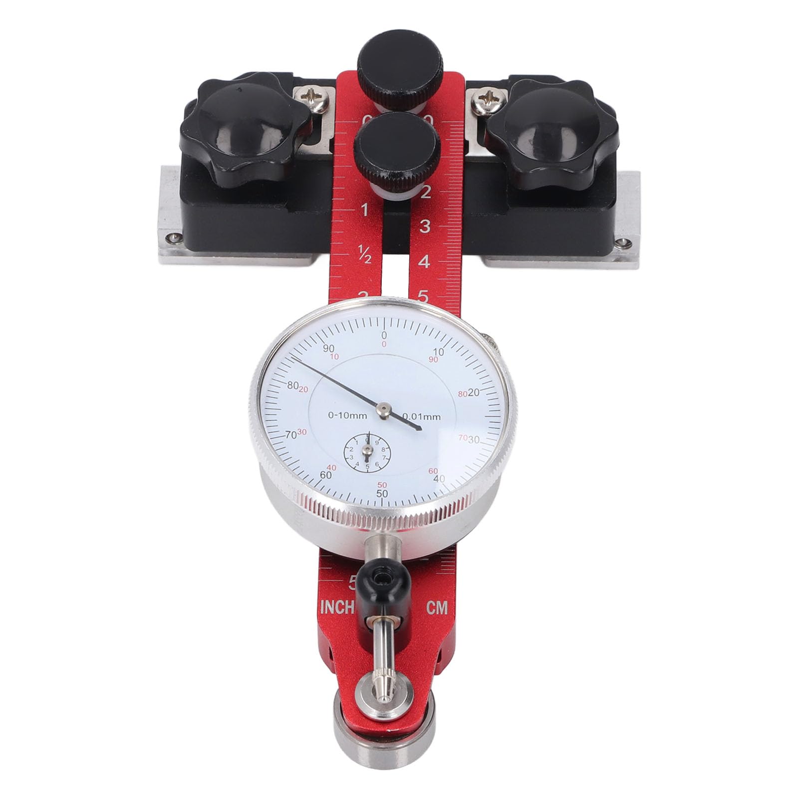 Calibre de Alineación de Sierra de Tabla Precisa con Indicador de Dial para Movimiento Suave y Medición Sensible, para Bricoladores y Profesionales de Carpintería - Material de Aleación de Aluminio