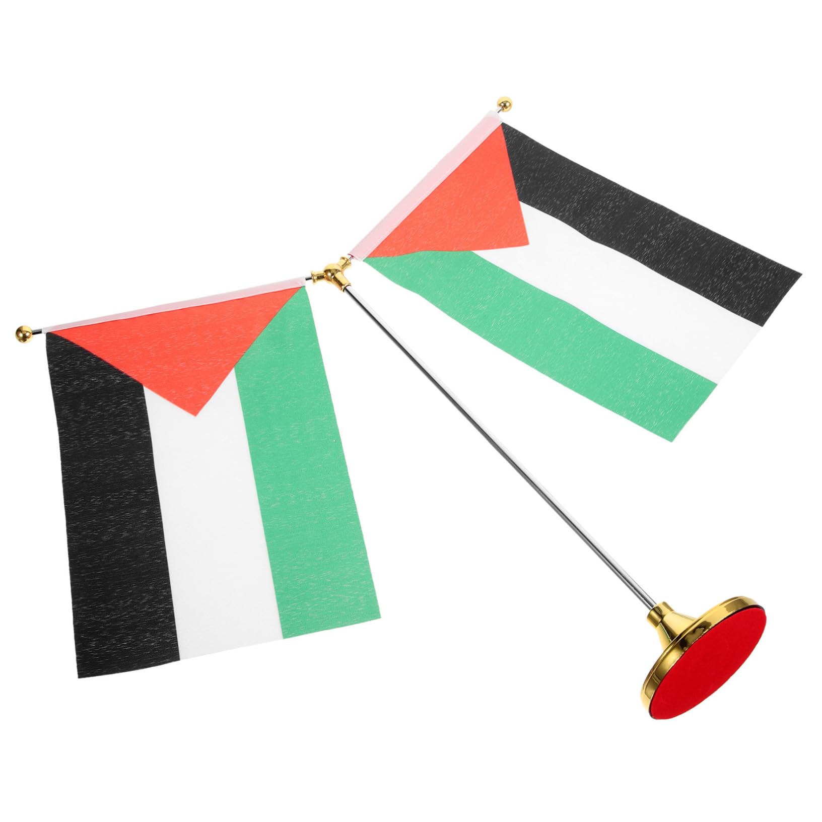 Tofficu Palestine Desk Flag Table Flag, Small Mini Palestine Desktop Flag,Miniature International World Country Flags,Festival Events Celebration,Office decoration