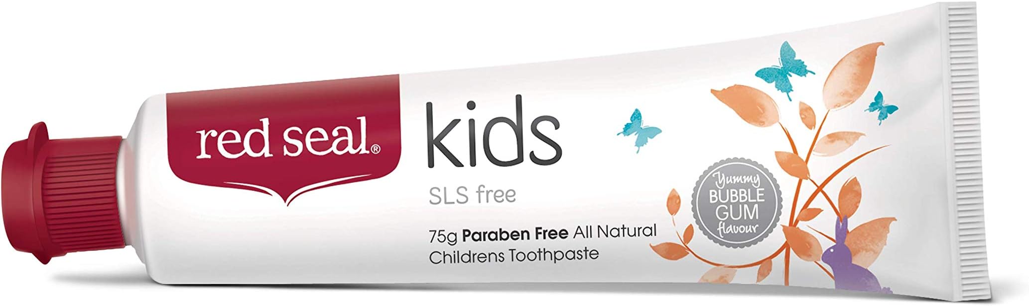 Red Seal Natural Kids / Children's SLS Free Toothpaste Bubble Gum Flavor