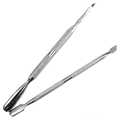 Miniatura 3 de Set de manicura y pedicura en acero inoxidable con empujador de cutículas, eliminador y herramienta de corte de acero inoxidable. Cortador de