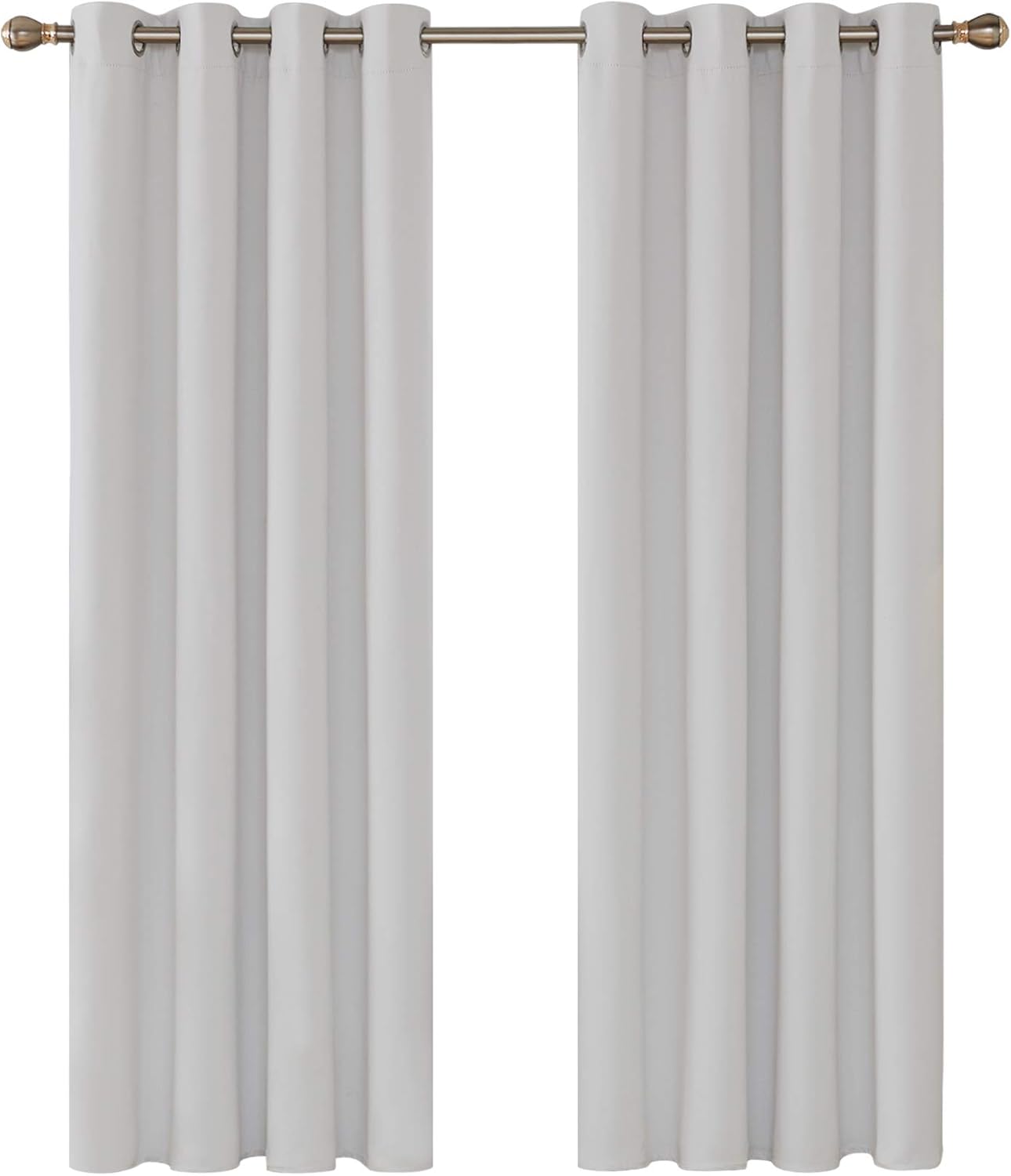 pannello tenda per camera da letto grigiastro