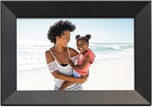 Aluratek 10"" WiFi Digital Photo Frame with Touchscreen IPS LCD Display and 8GB Built-in Memory, ASHDPWM10S