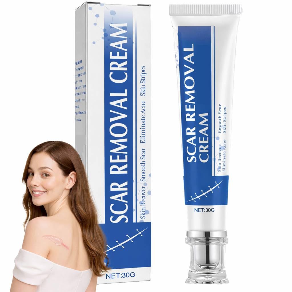 Scar Removal Cream & Silicone Gel for Surgical Scars, Keloids & Stretch Marks – Advanced Scar Repair Cream for Old & New Scars – Scar Gel for Face & Body, Skin Smoothing & Firming Formula-image-34