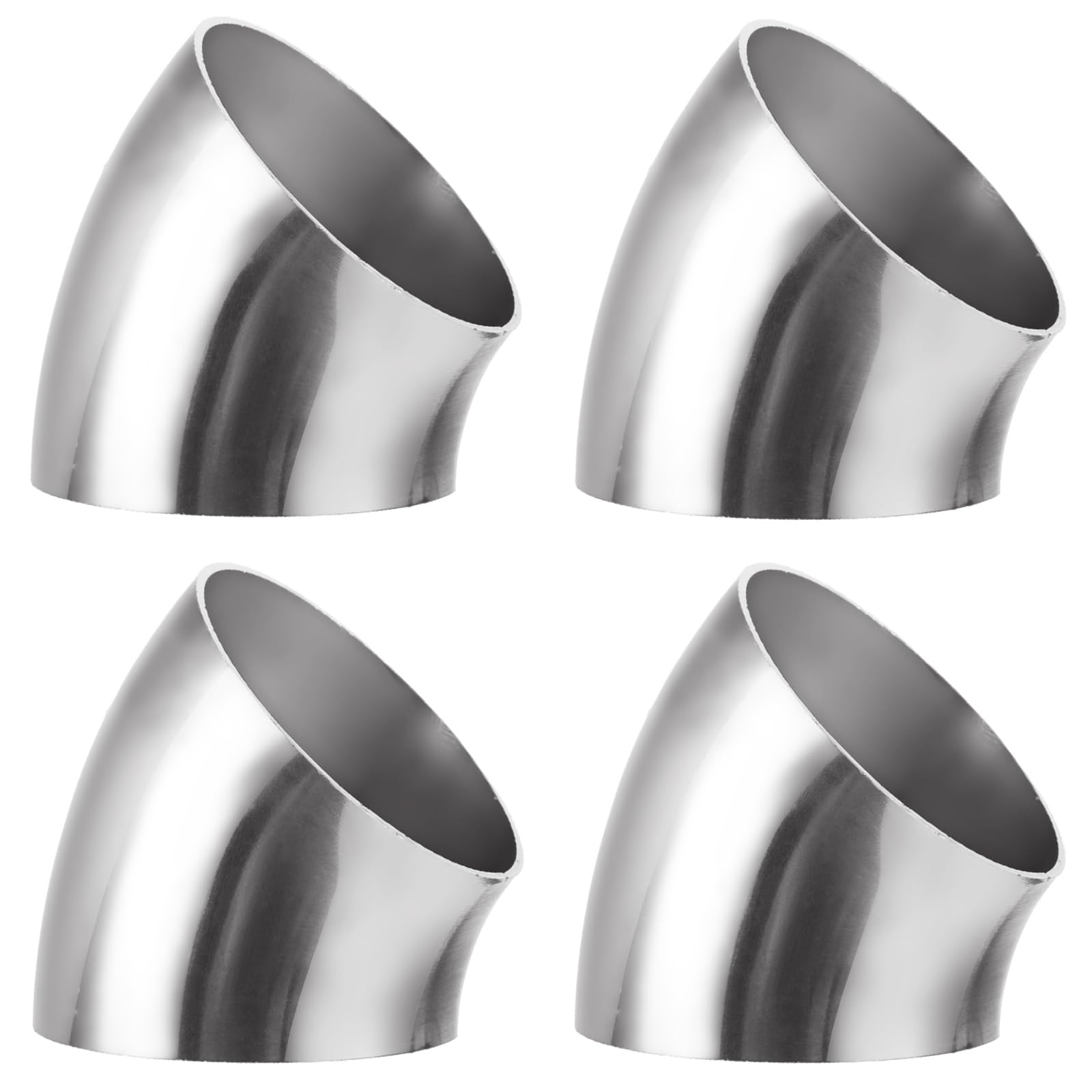 Vibrant Performance 1.5" Stainless Steel U-J Mandrel Bent Tubing – 180° & 45° Bends For Custom Exhaust Fabrication - View #3