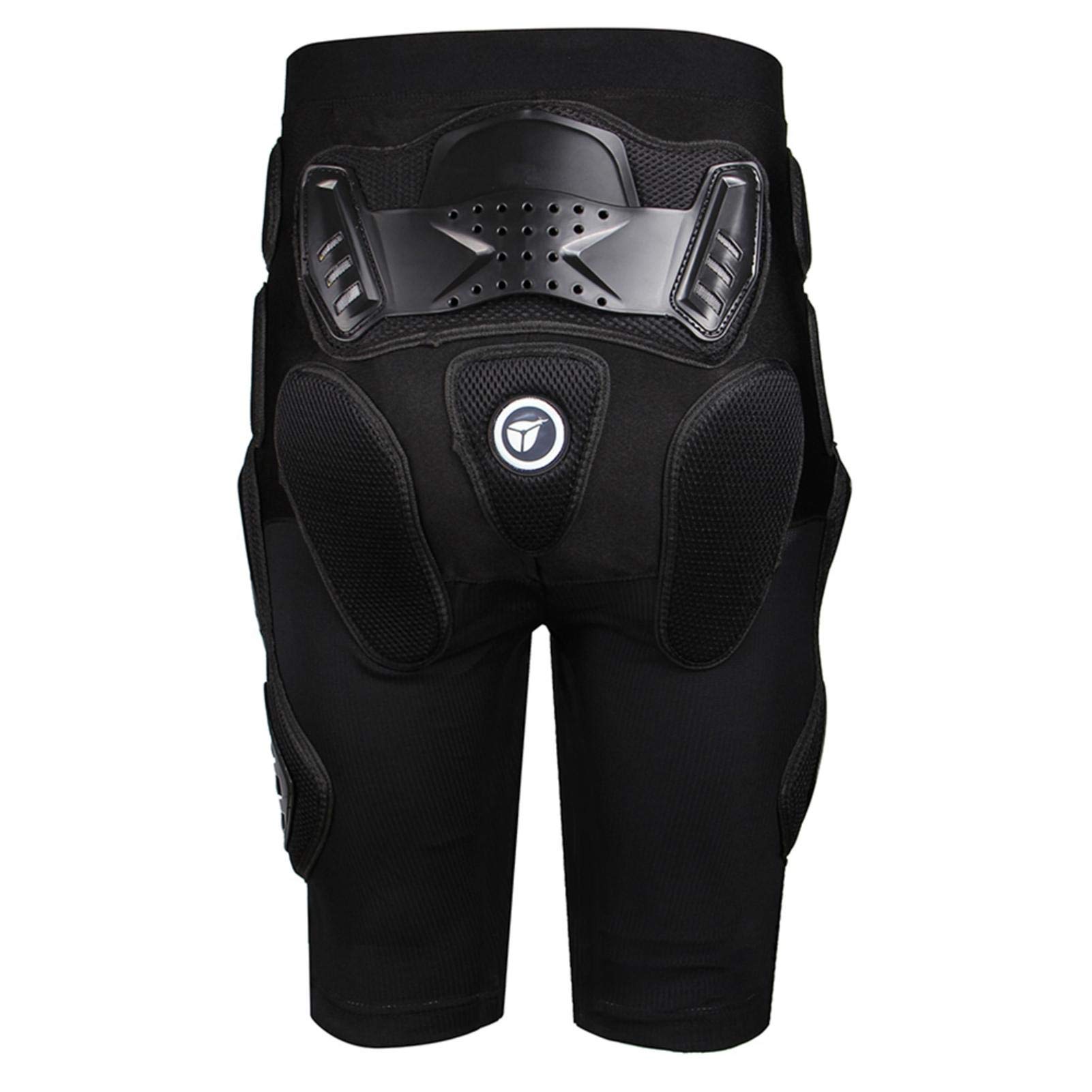 HEROBIKER - Pantaloni protettivi per il corpo, resistenti protezioni per fianchi e gambe, per cavalieri da hockey per moto, motocross, sci da corsa