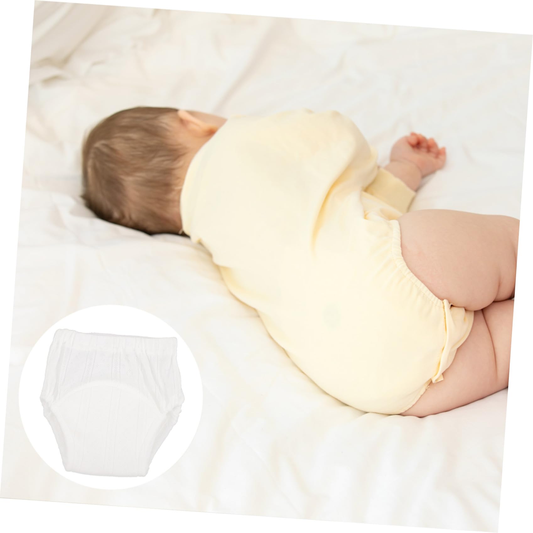 NOLITOY Pantalones de Entrenamiento para Bebés Pañal para Ñiño Algodón Transpirable Talla M (9-11 Kg) Ropa Interior Aprendizaje para Ir al Baño Uso Diario 5 Piezas