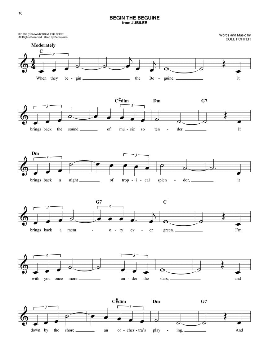 The Easy Jazz Standards Fake Book. Instruments en Do.