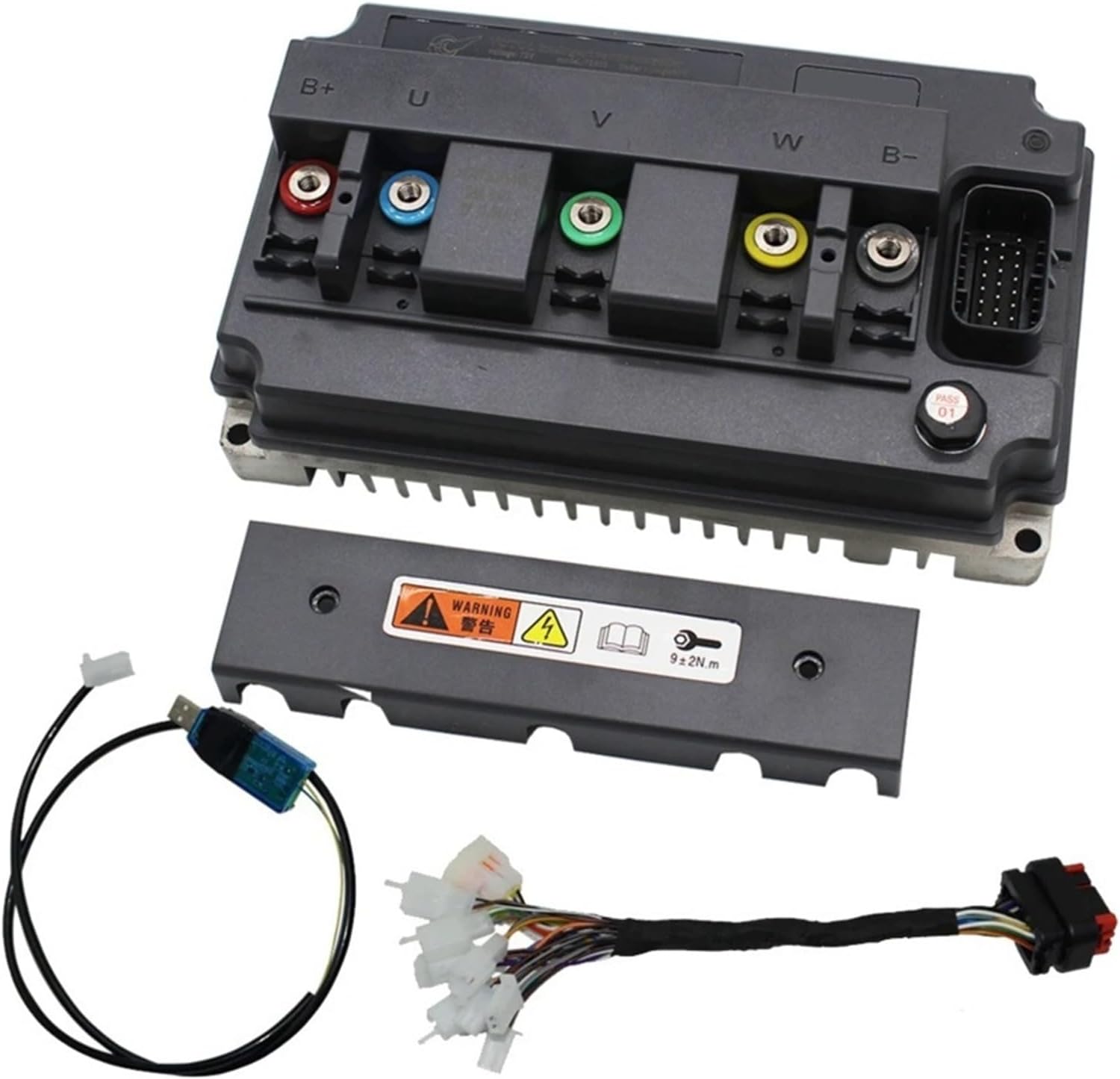 EM150/2 250A Phase Current 600A 72v600 Scooter Electric Motorcycle Spoke Hub Driver Motor Brushless DC Controller