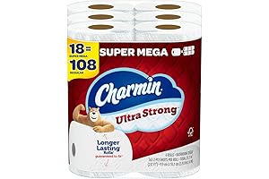 Charmin Ultra Soft Toilet Paper: 12 Mega Rolls, Replace 24 Regular Rolls
