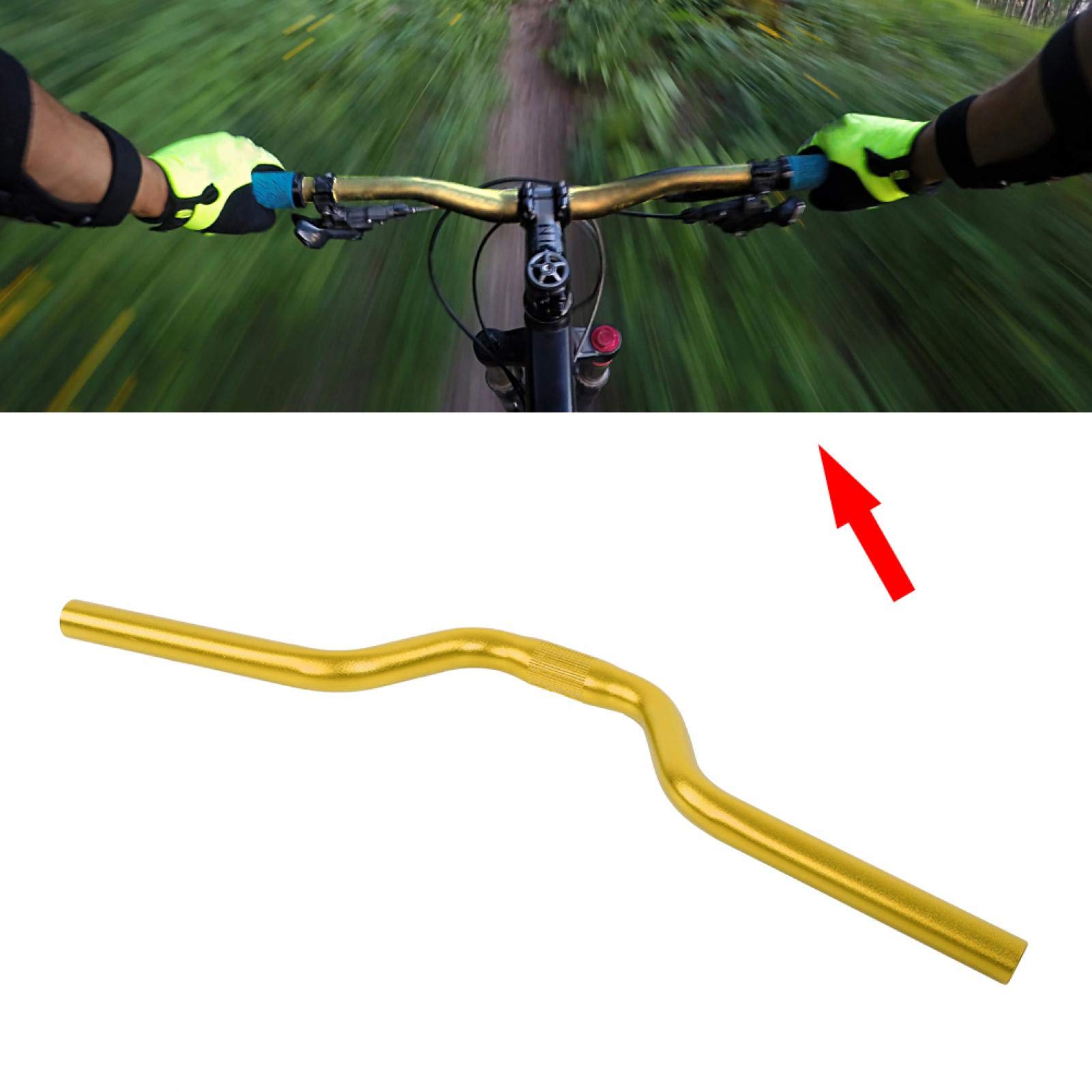 Guidon De VTT En Alliage D'aluminium - 25,4 Mm X 520 Mm - Riser Bar Mat - Neuf