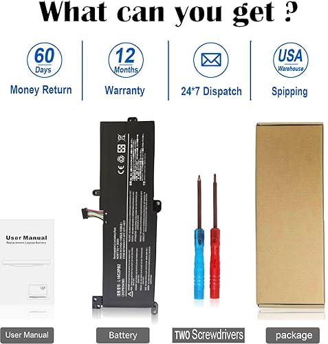 Miniatura 5 de ZAYAUPVL L16M2PB2 L16C2PB2 L17L2PF1 Batería para Lenovo IdeaPad 330 320 S145 330-15IKB 330-15AST 320-17IKB S145-15AST S145-15IWL S145-15IWL