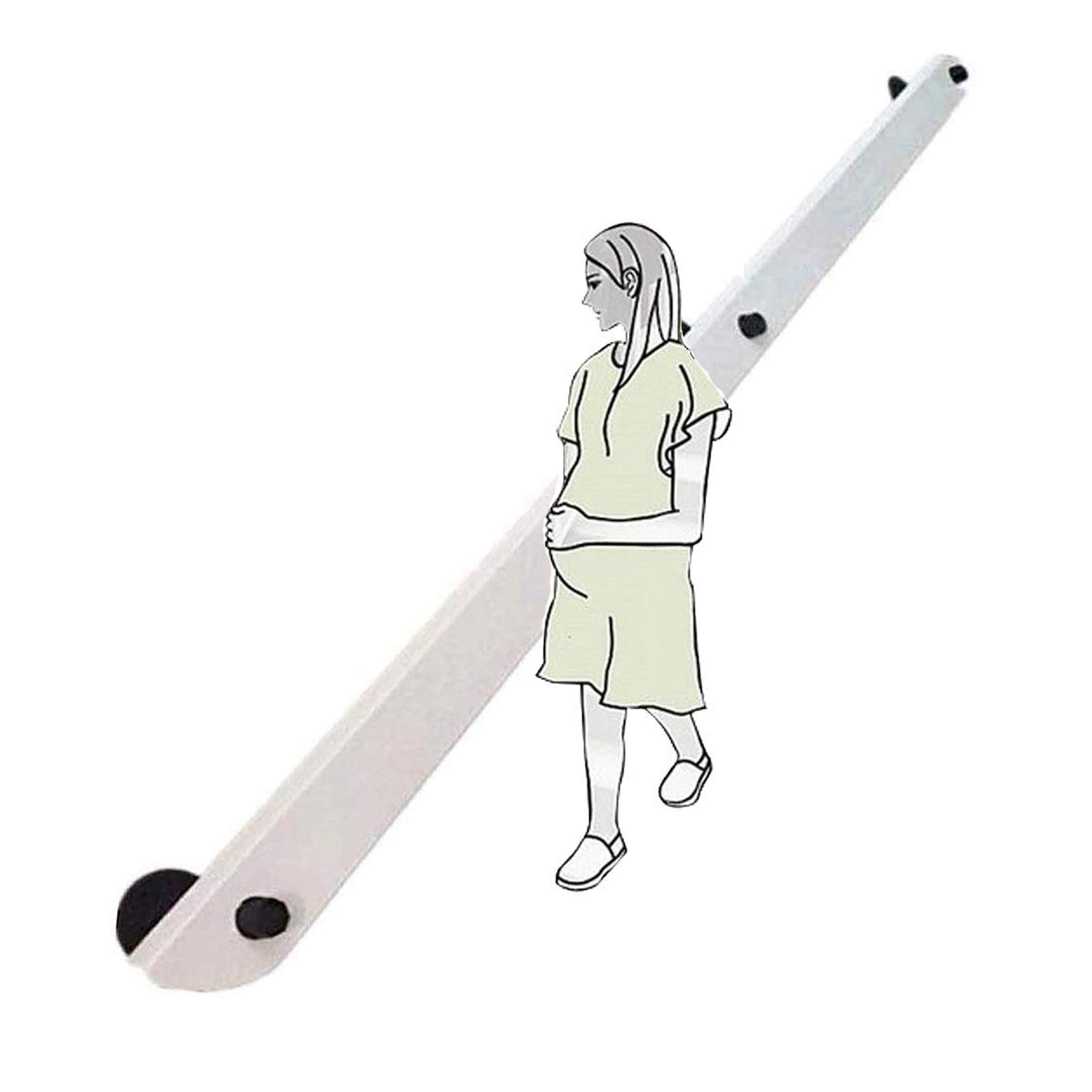 Main courante d'escalier pour personnes âgées avec rampe en bois de loft
