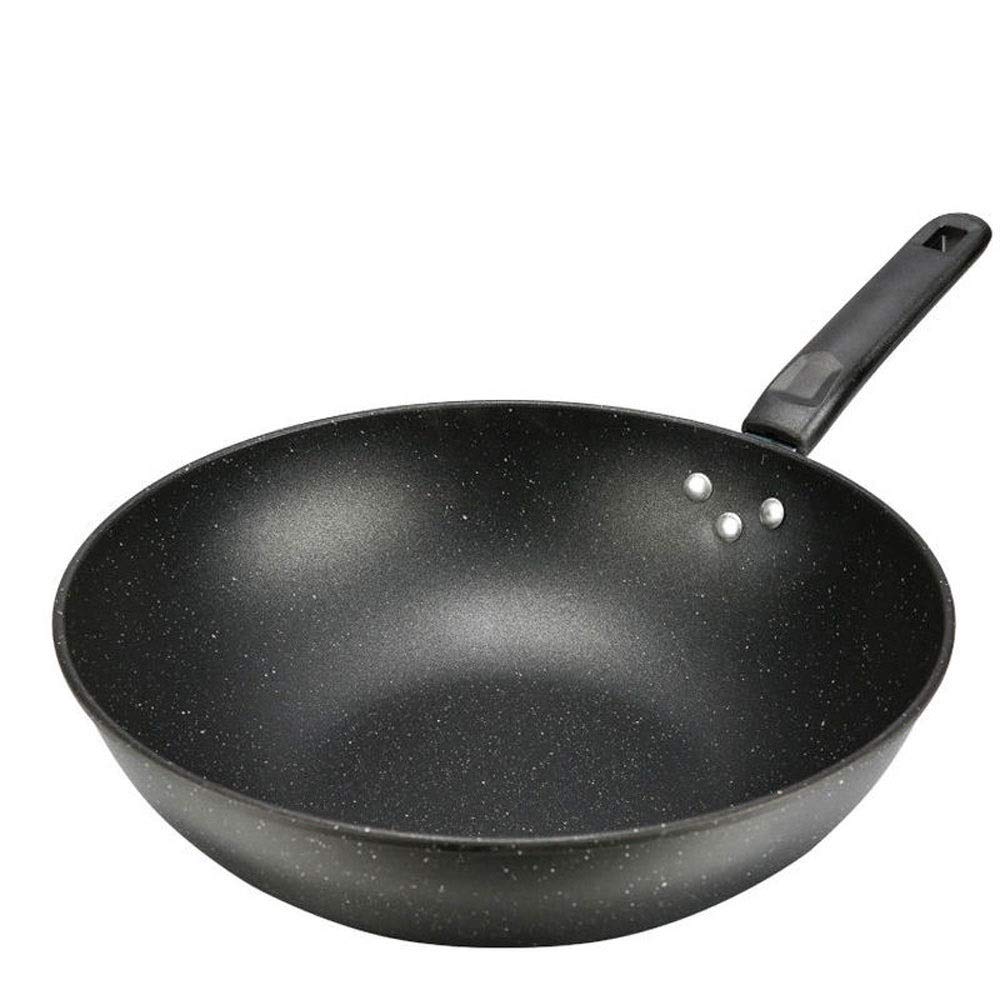 Wok patelnia nieprzywierająca gotowanie bez dymu kuchenka indukcyjna kuchenka gazowa uniwersalne naczynia kuchenne patelnia indukcyjna ceramiczne naczynia kuchenne Kiithen Nonstick