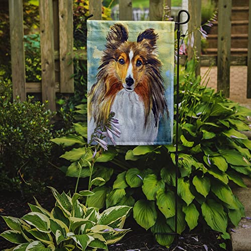 Drapeau de jardin Sheltie décoration extérieure chien multicolore Small - 3