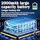 Elektrische Schere, 2000mah Kartonschneider Elektrisch Teppichschneider Stoffschneider Paketschneider Schnurlose Elektrische Schere Elektrische Schere Stoff mit Usb-Kabel für Stoffe Teppiche Leder