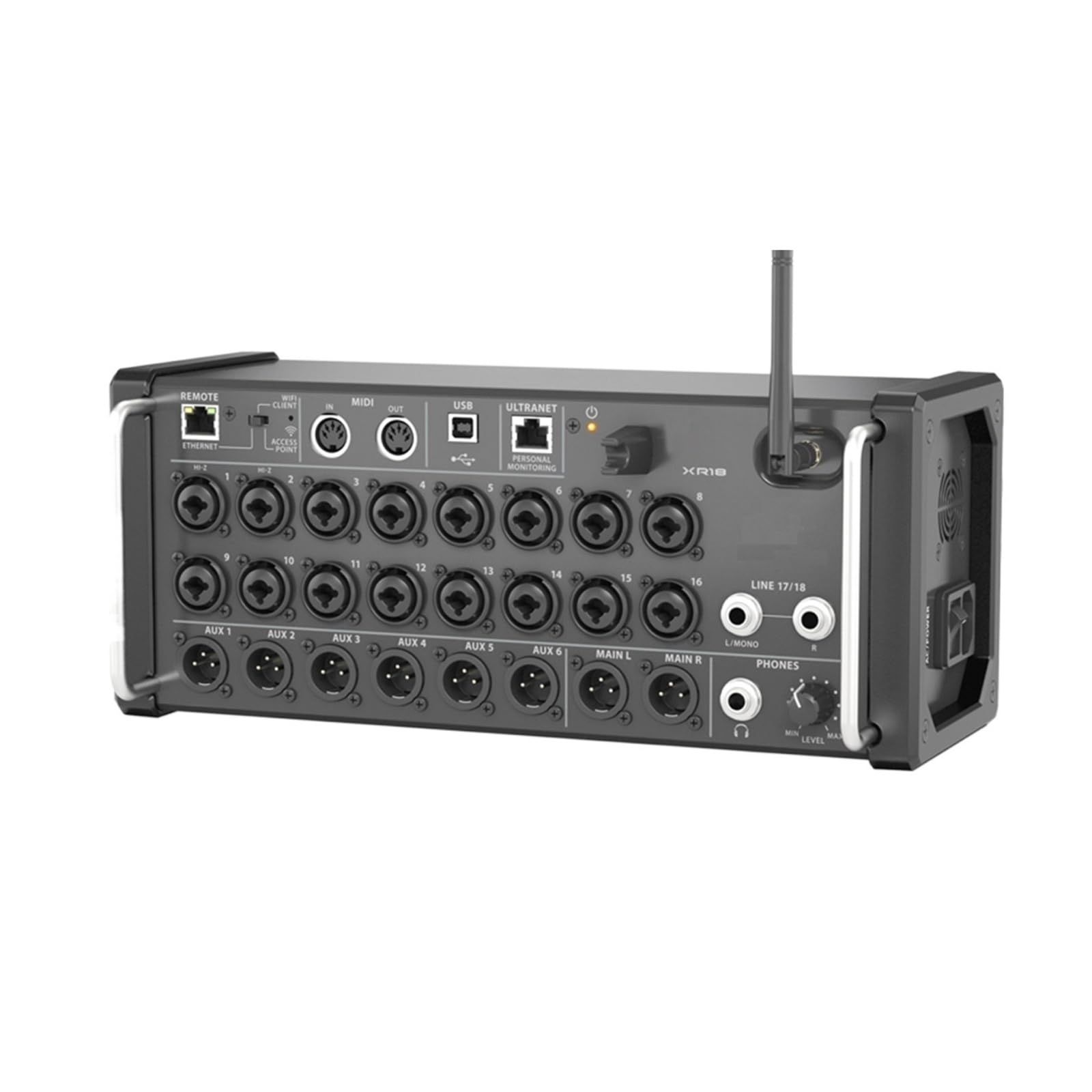 Mikser audio, XR16/XR18/MR18 16/18-kanałowa profesjonalna cyfrowa konsola miksująca do nagrywania w studiu DJ-skim cyfrowy mikser do karaoke w studiu(XR16)