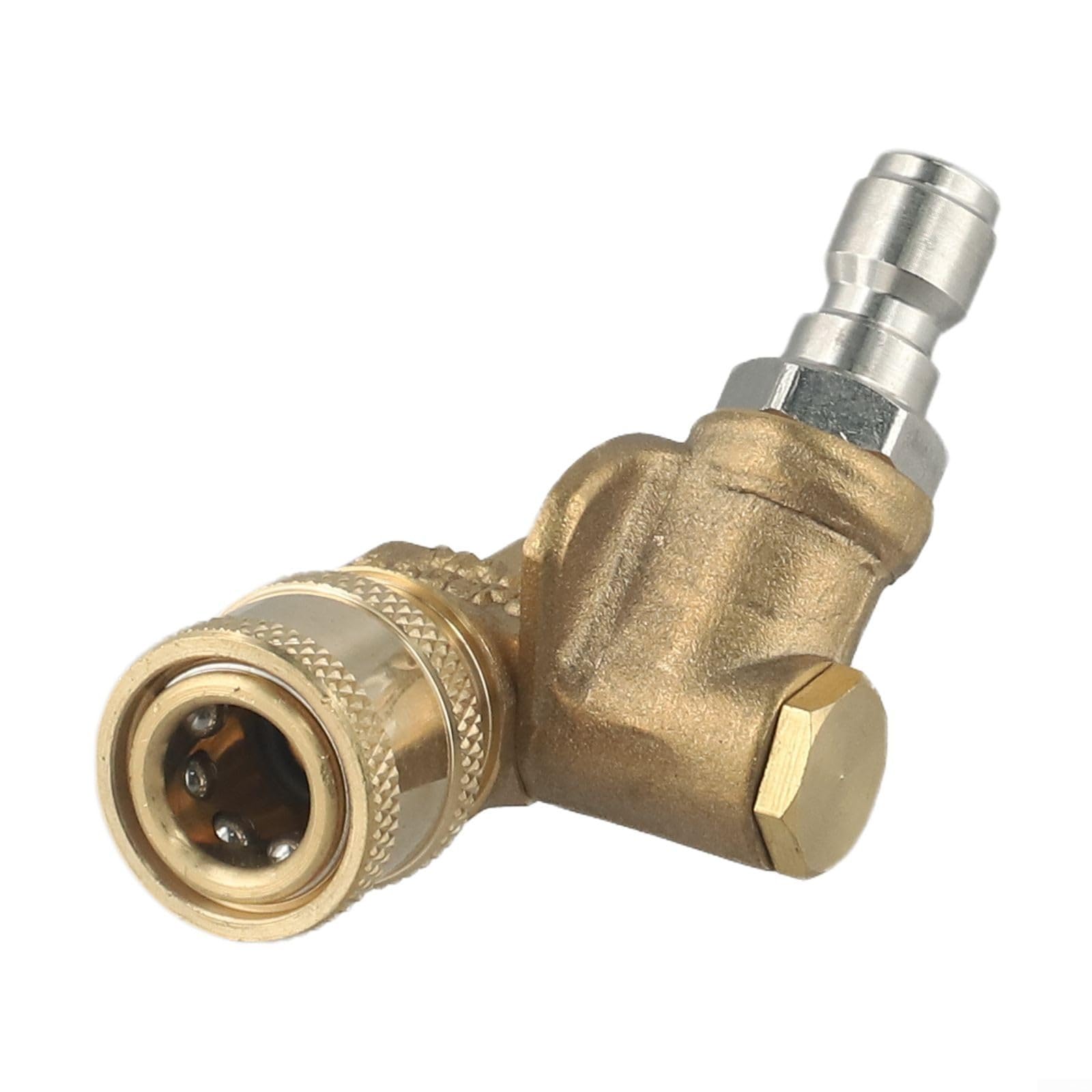 Lrfvhyqnk One Color Pressure Washer Nozzles Quick Connect Spray Tips, Pressure Washer Nozzle 12Mm Qc 360 Degree Swivel Joint Alloy Car Motorcycle Boat Cleaning